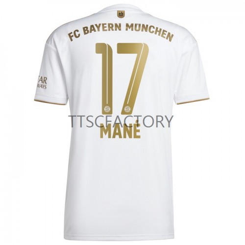 Bayern München Sadio Mane 17 Fodboldtrøjer Udebanesæt 2022/23 Kort ærmer Bayern München Sadio Mane 17 Fodboldtrøjer Udebanesæt 2022/23 Kort ærmer